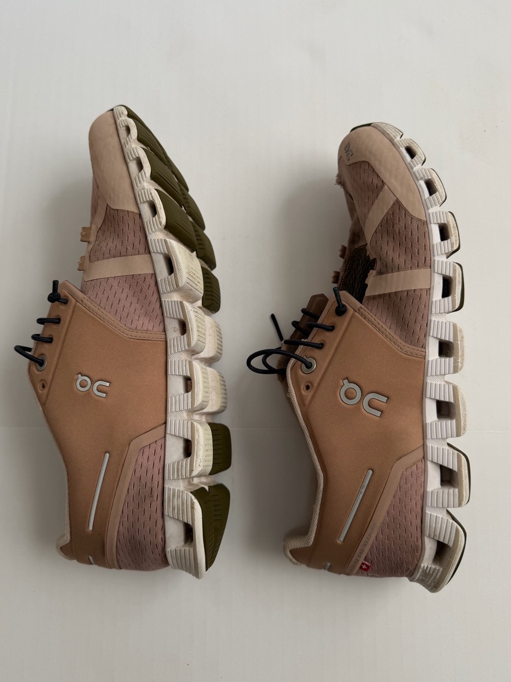 On Running Cloud X Sneakers Women’s Size 9 Beige Taupe Athletic Running Shoes - Picture 3 of 6